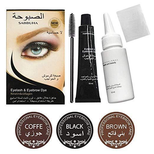 Multicolor Eyebrow Dyeing Cream - Precision Brow Color for Natural Look