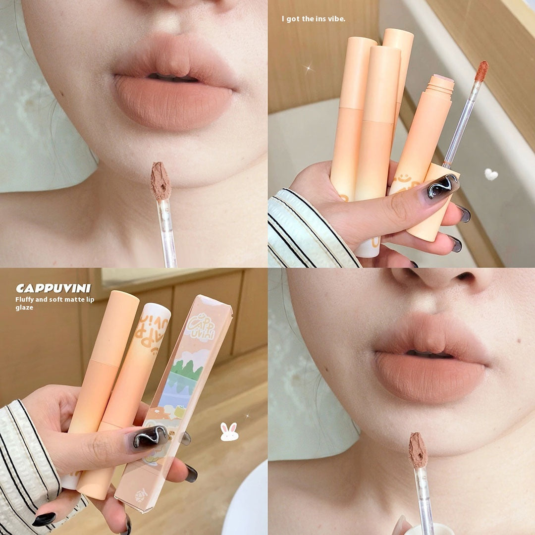 Velvet Lip Balm Nude Series Low Saturation Lipstick for Natural Look