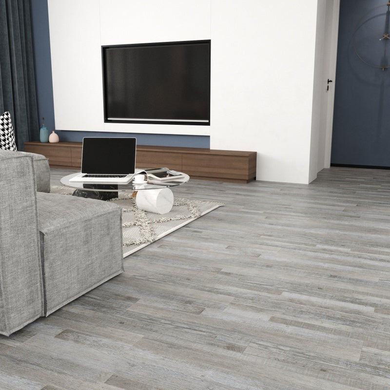 Waterproof Vinyl Peel and Stick Flooring Tiles - Light Gray - 36 PCS