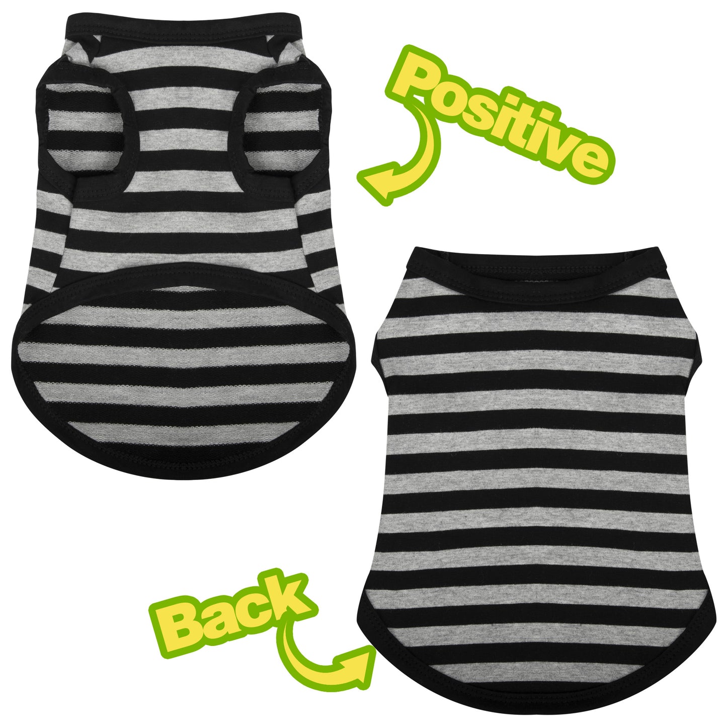 Summer Thin Cotton Striped Dog Vest - Casual Pet Top for Small & Medium Dogs