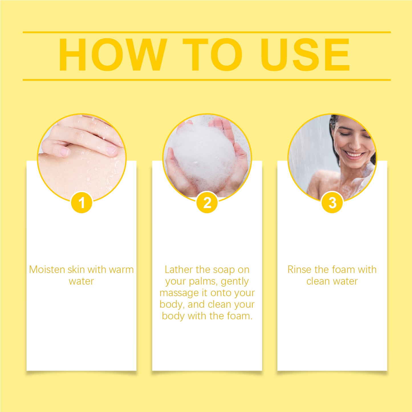 Lemon Turmeric Acid Brightening Body Soap - Deep Cleansing & Even Skin Tone