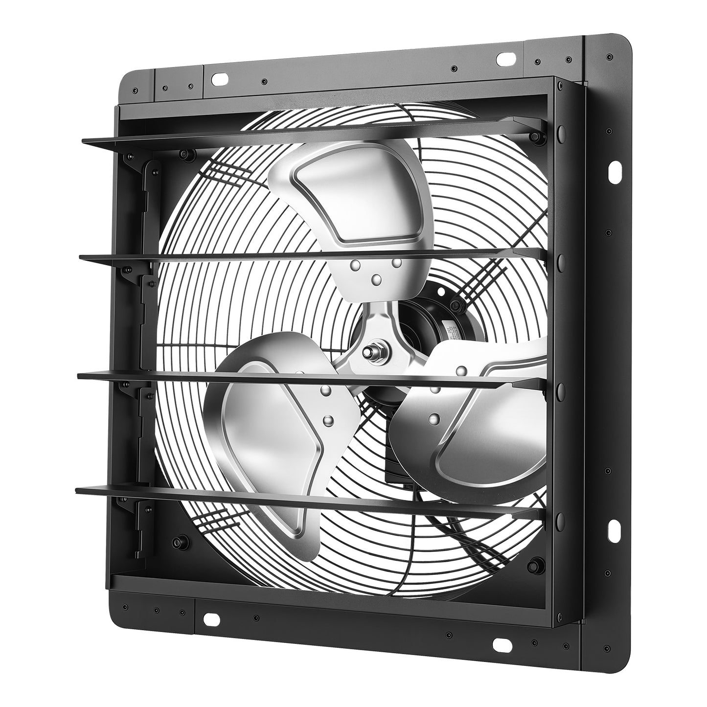 Wall Mount Exhaust Fan 14 Inch Variable Speed Steel Housing Low Noise Ventilation