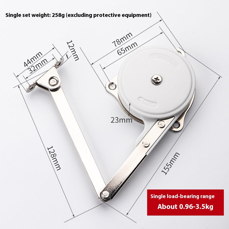 Home Cabinet Support Rod - Durable Mechanical Support Bracket for Doors & Dresser