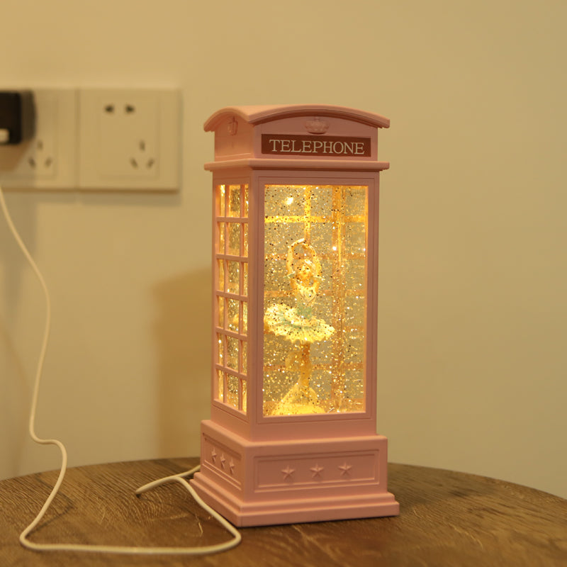 Music Box with Snow Globe - Home Decor & Festive Gift
