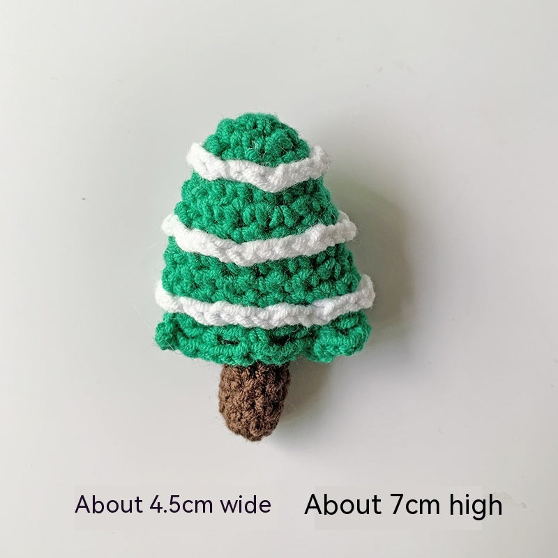 Wool Crocheted Christmas Hair Accessories - Holiday Hairbands & Pins