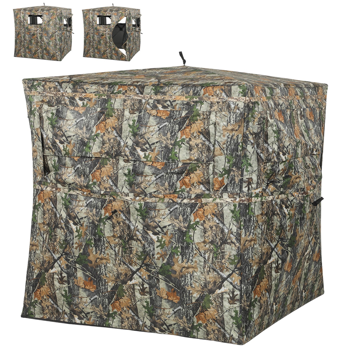2-Person Camouflage Pop-Up Hunting Blind with 270-Degree View