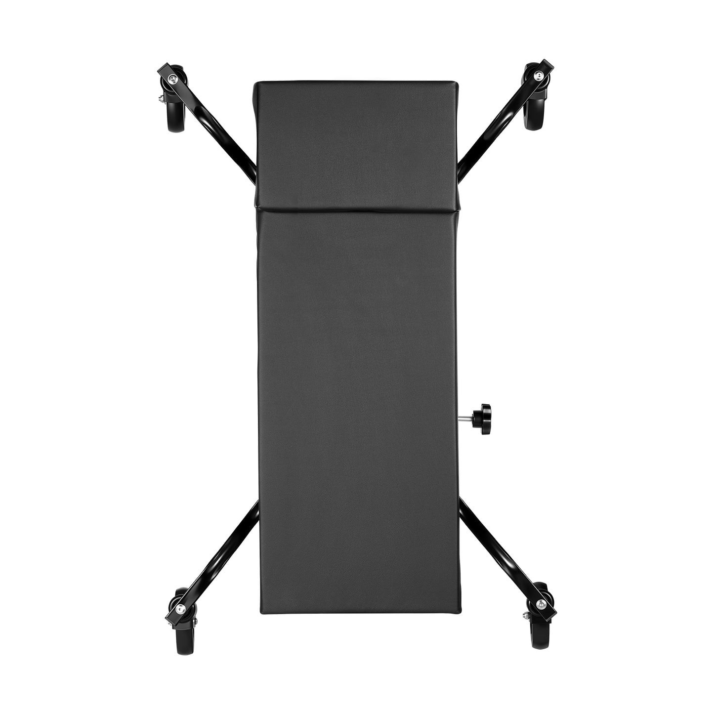 40-In Mechanic Creeper with 4 Large Wheels, Low Profile Car Repair Roller, Adjustable Headrest