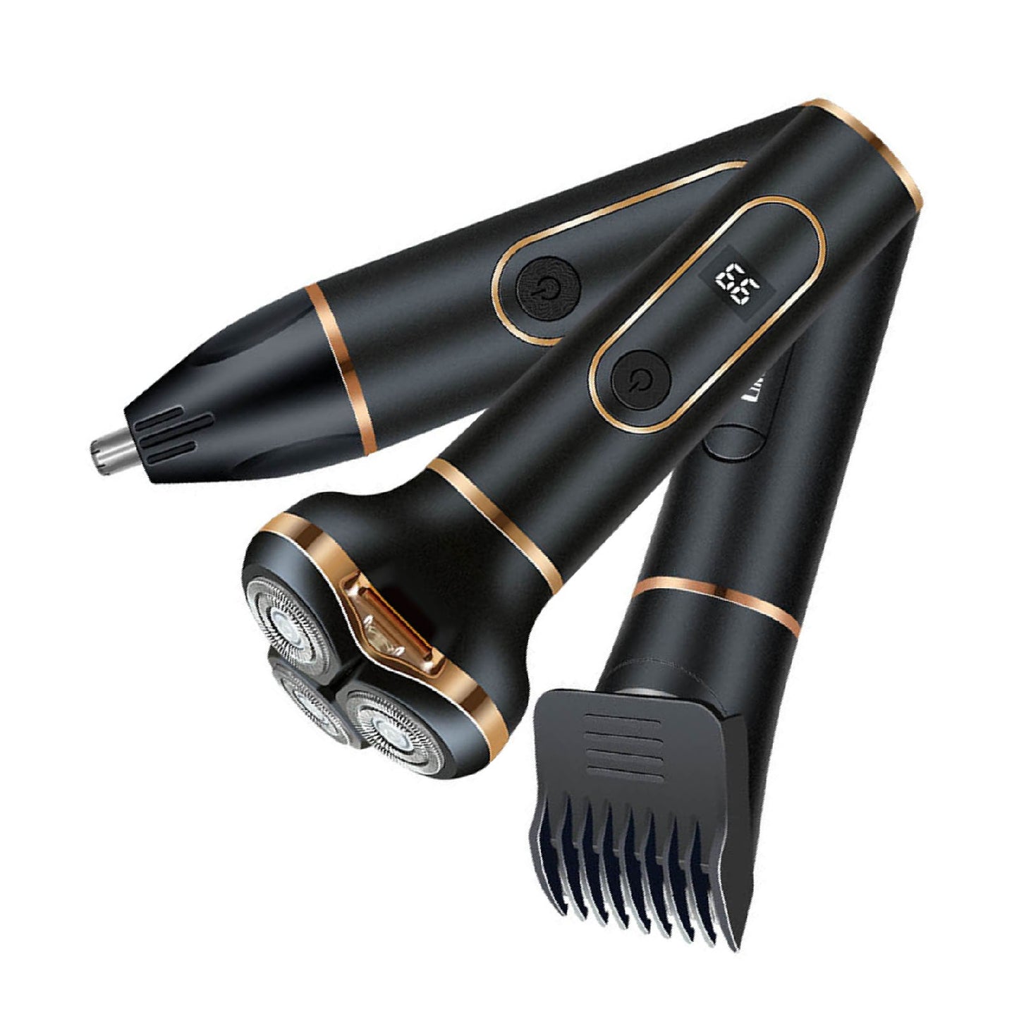 Cordless Electric Shaving Machine Men 3 In 1 For Beard Nose Hair