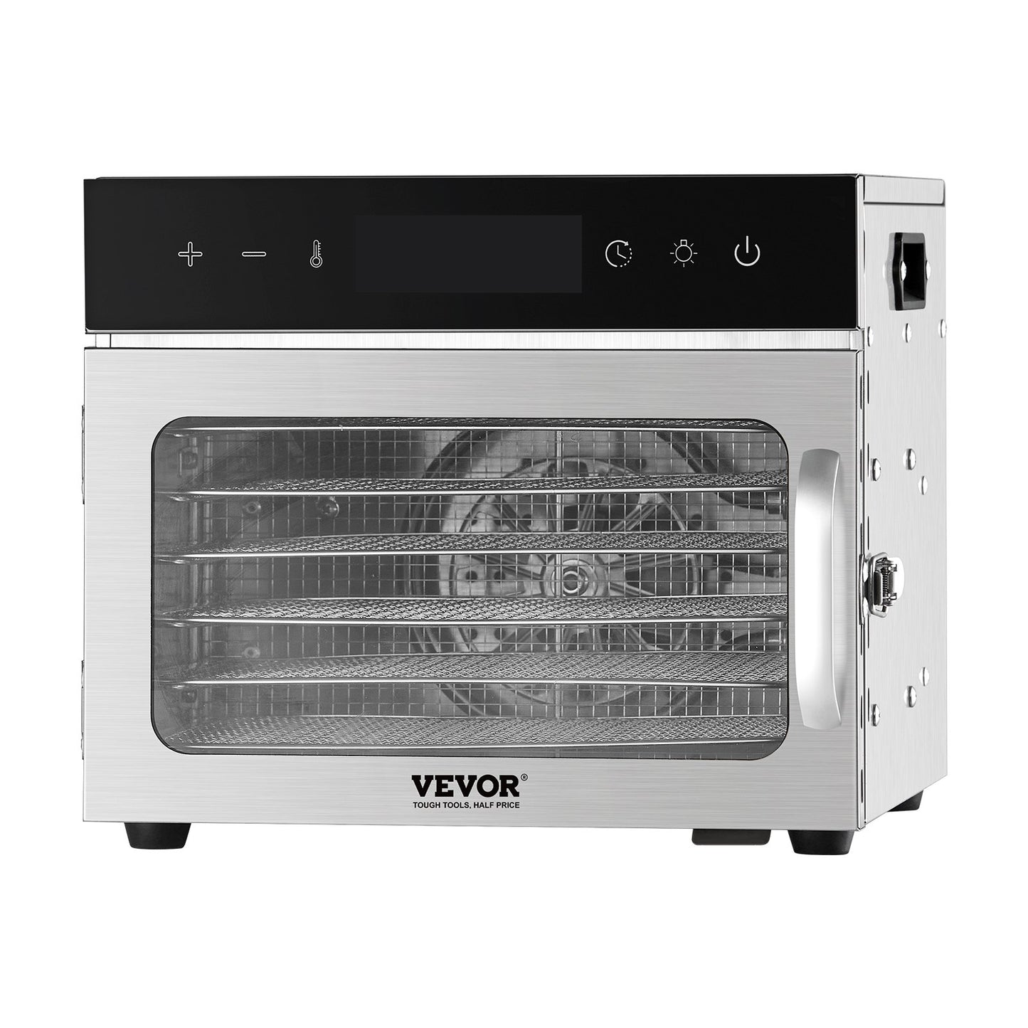 Food Dehydrator Machine with 6 Stainless Steel Trays 400W Large Capacity