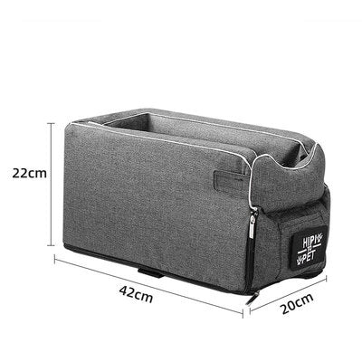 Removable Zipper Pet Car Nest Bed for Cars & Vehicles