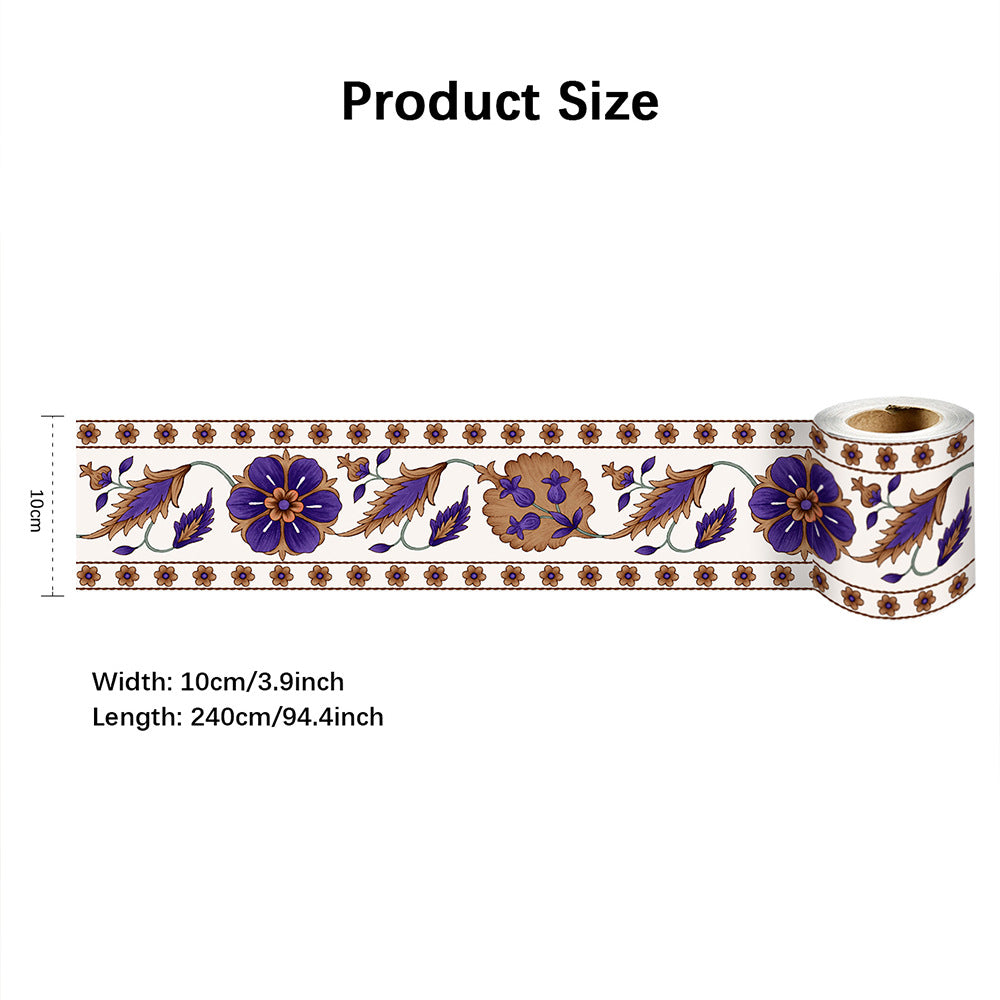 Home Wall & Floor Skirting Line Stickers - Moisture & Stain Resistant PVC