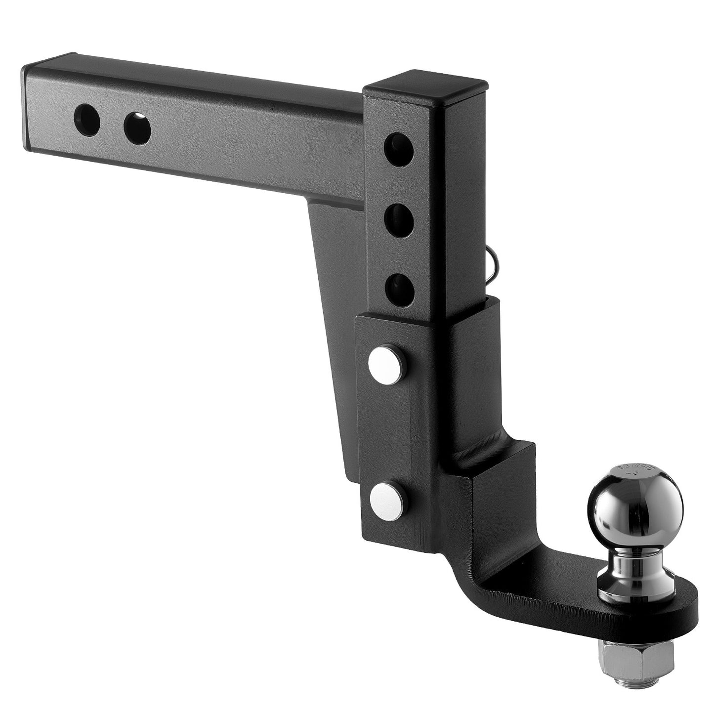 Adjustable 2-Inch Hitch Ball Mount for Trailers 7500 lbs GTW, 9.5 Inch Drop