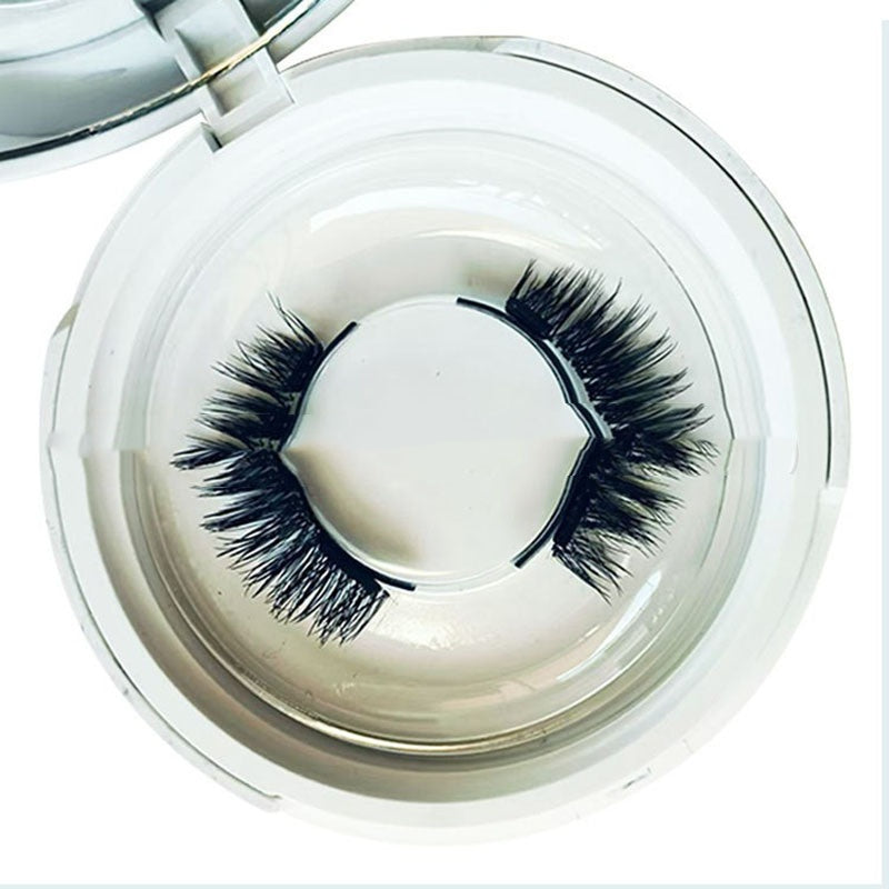 Magnetic False Eyelashes with Clips - Thick Slender Eyelash Set for Makeup