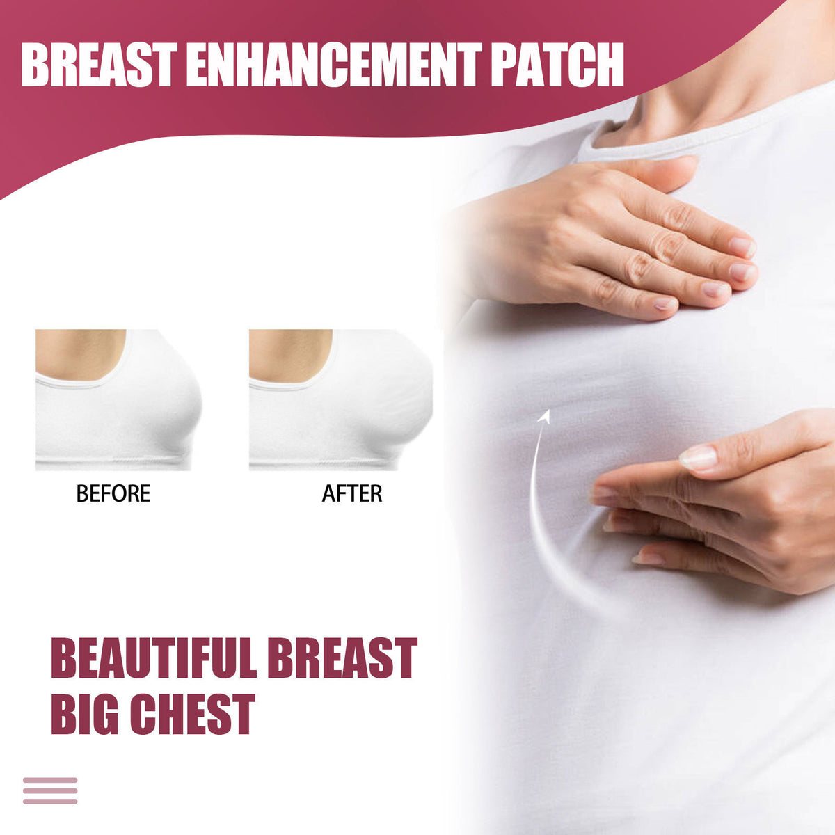 Chest Collagen Anti-SAG Push Up Nursing Adhesive Bandage