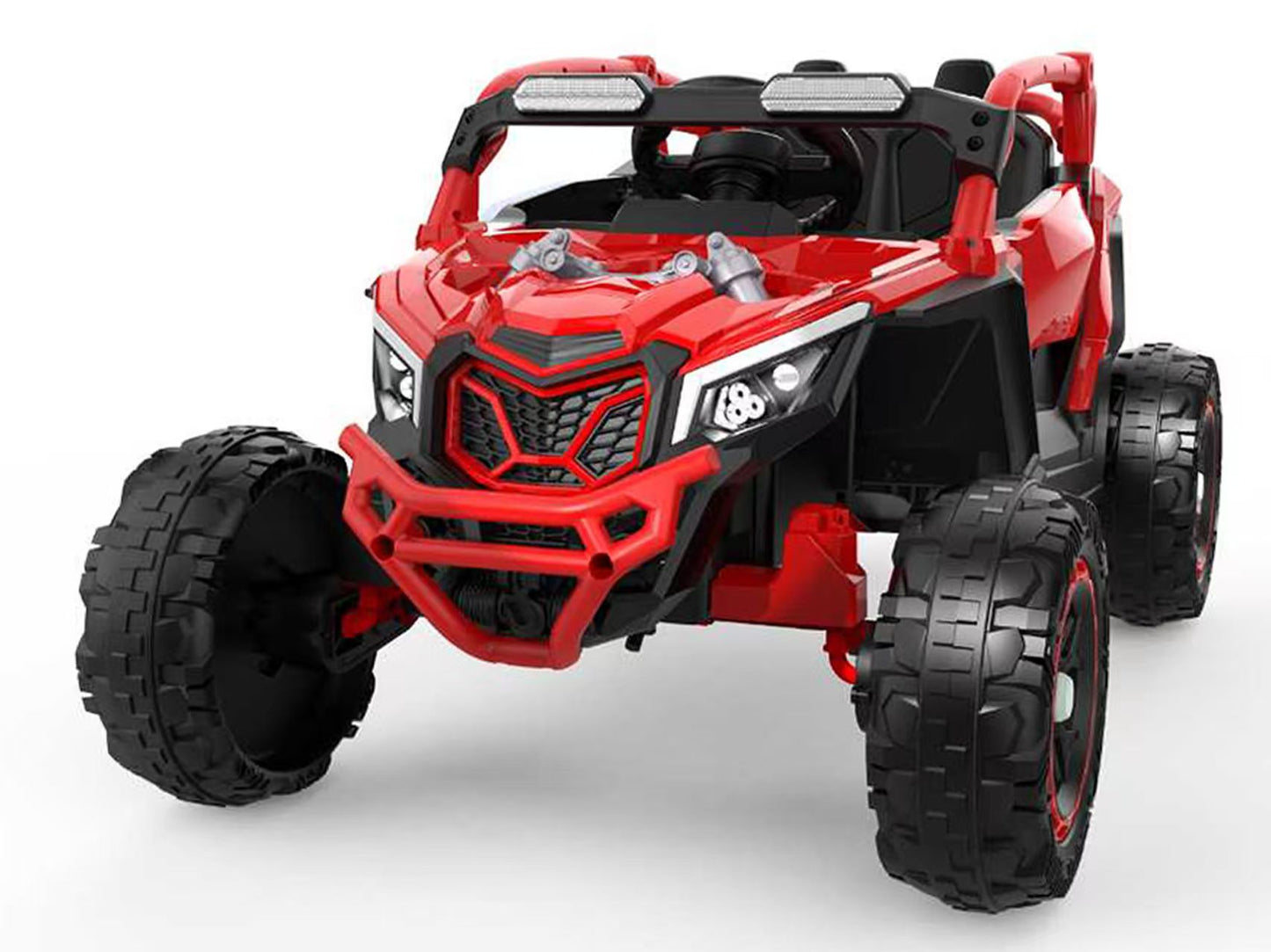 24V 400W Kids Ride On Car with Remote Control & Bluetooth - Red