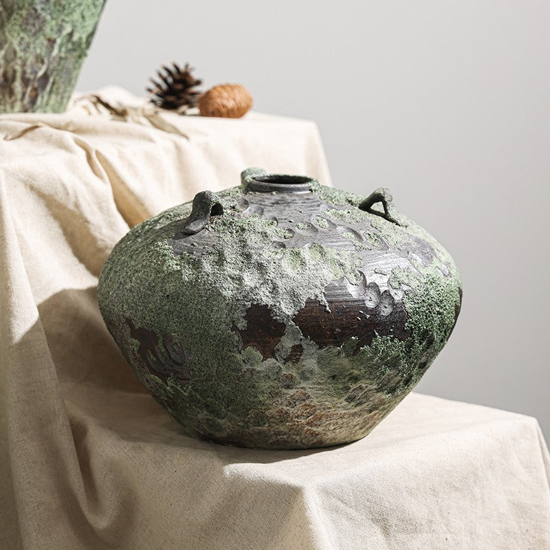 Handcrafted Stoneware Vase for Dried Flowers & Decorative Arrangements - Multiple Sizes