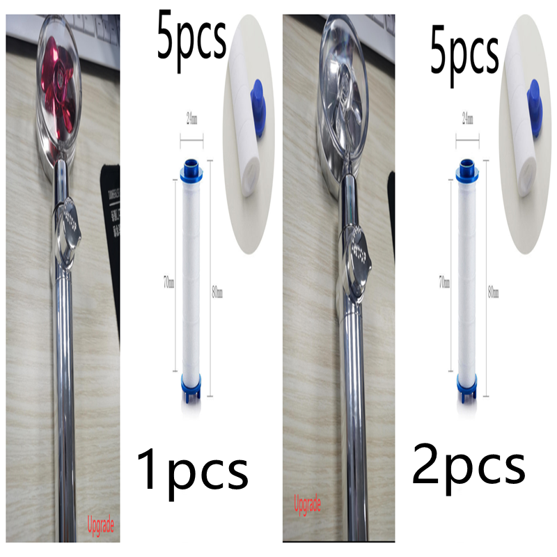High Pressure Turbo Shower Head with Water Saving Feature & 360° Fan Extension