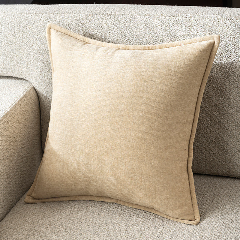 High-End Chenille Throw Pillow Cover and Cushion for Living Room Sofa