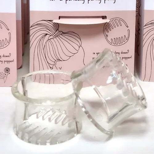 Thick Plastic Ponytail Hair Clip - Large & Small