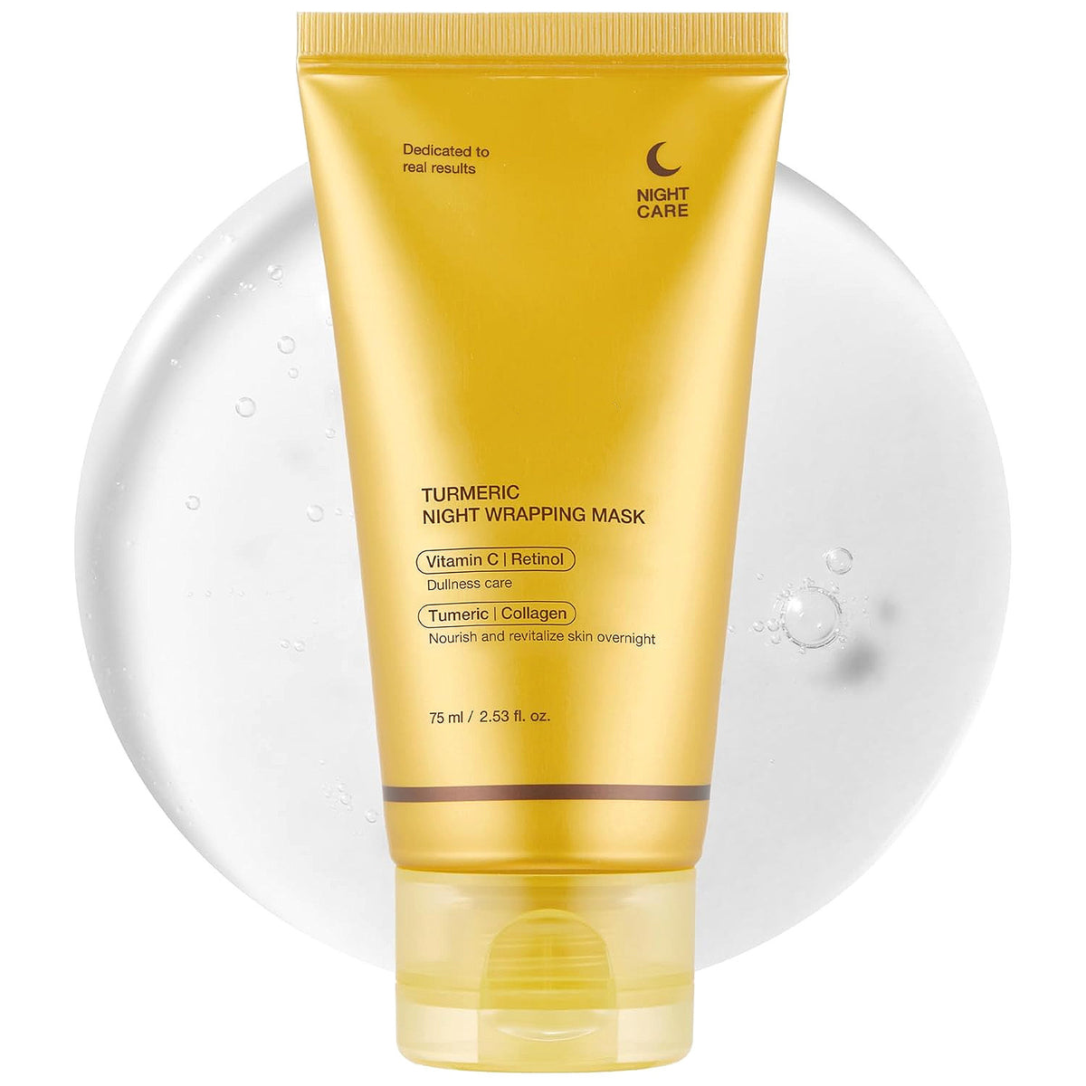 Turmeric Collagen Tearing Mask for Radiant Skin 75ml - Hydrating Facial Mask