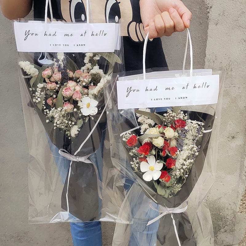 Festive Flower Bouquet with Fireworks Hand Decoration - Multiple Styles