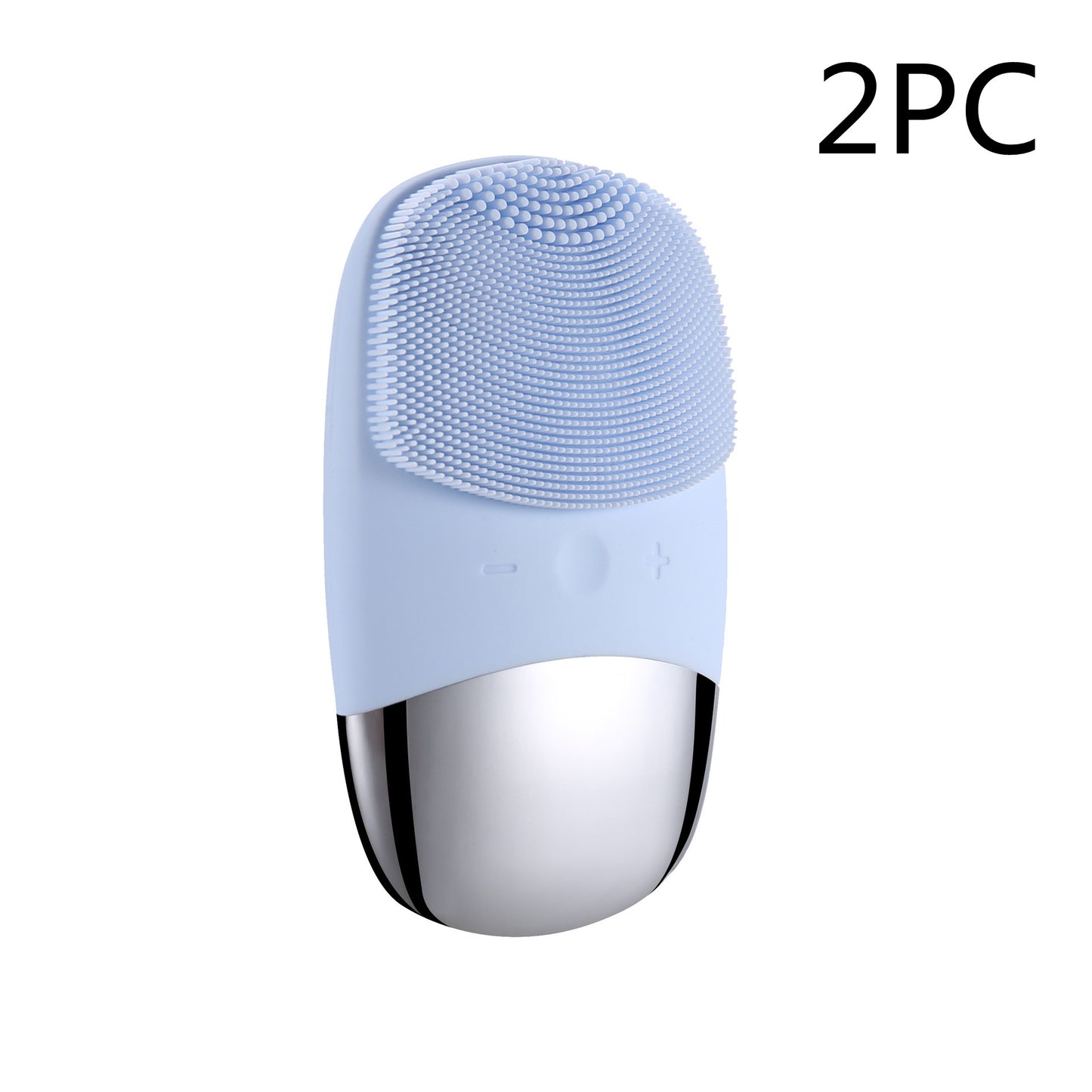 Mini Sonic Silicone Electric Facial Cleansing Brush - Waterproof Skin Massager