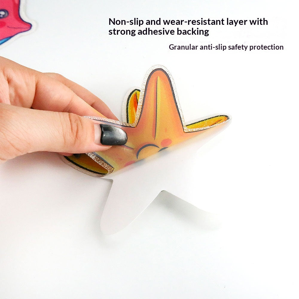 Colorful Waterproof Anti-Slip Stickers for Bathroom & Bathtub Safety