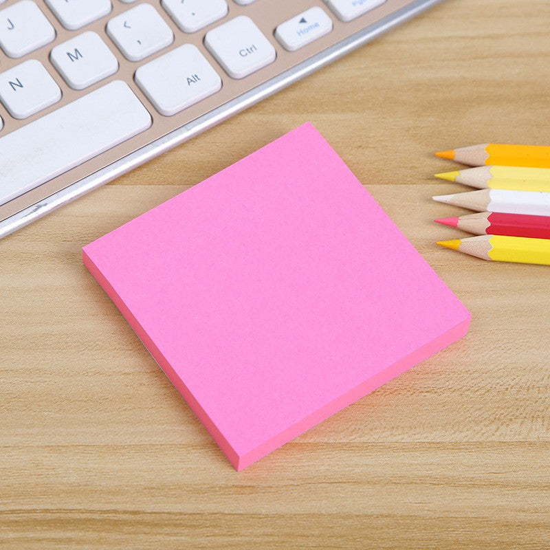 Fluorescent Color Sticky Notes Set - 100 Pages Home Office Supplies