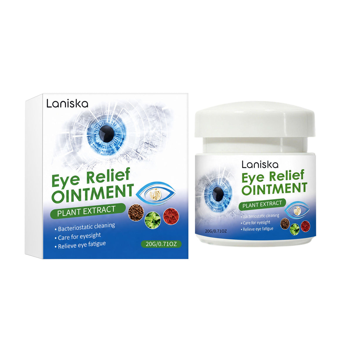 Moisturizing Eye Care Cream 20g for Skin Around Eyes - Hydrating Formula