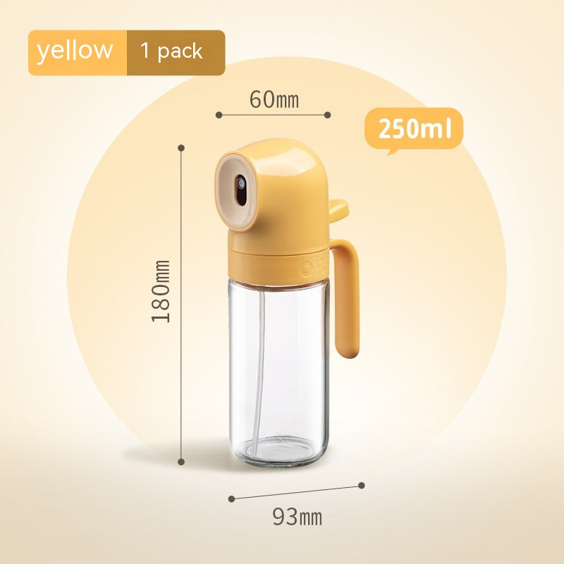 Glass Spray Oil Bottle Jar - Anti-Leakage Kitchen Oil Dispenser