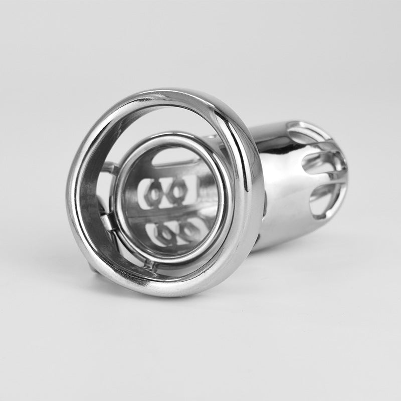 Stainless Steel Bird Cage with Adjustable Ring Size Lightweight Breathable Design