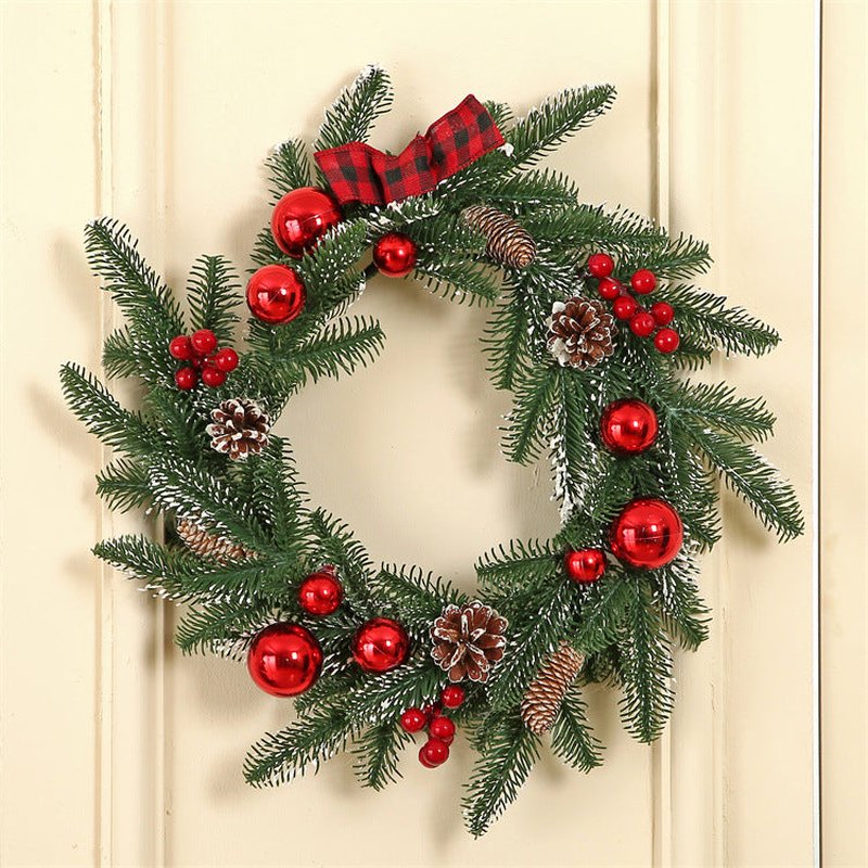 Simulation Rattan Wall Hanging Decoration Set for Home & Garden