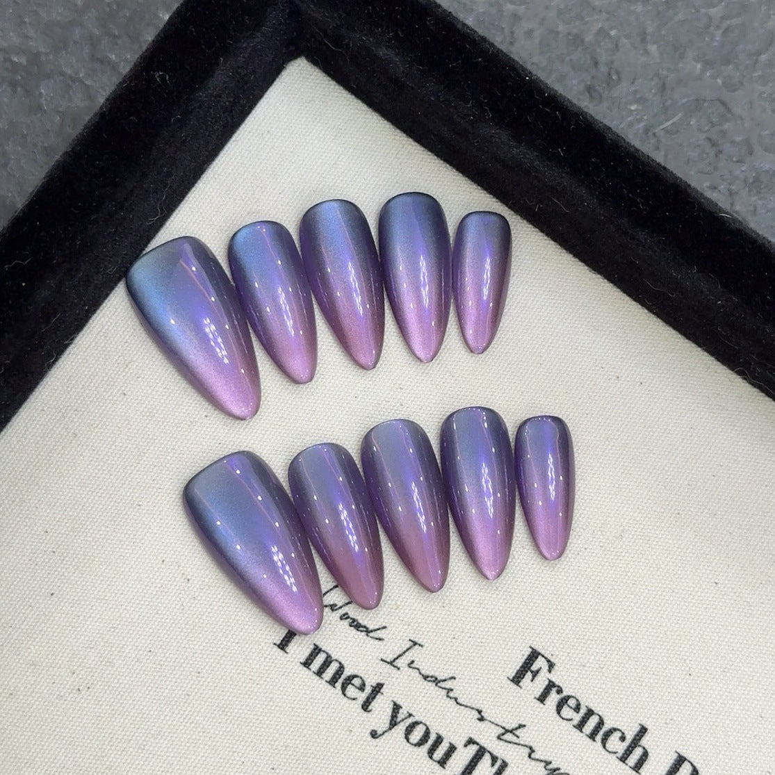 Wear Nail Tips Dream Streamer Blue Cat Eyes Nail Art Kit