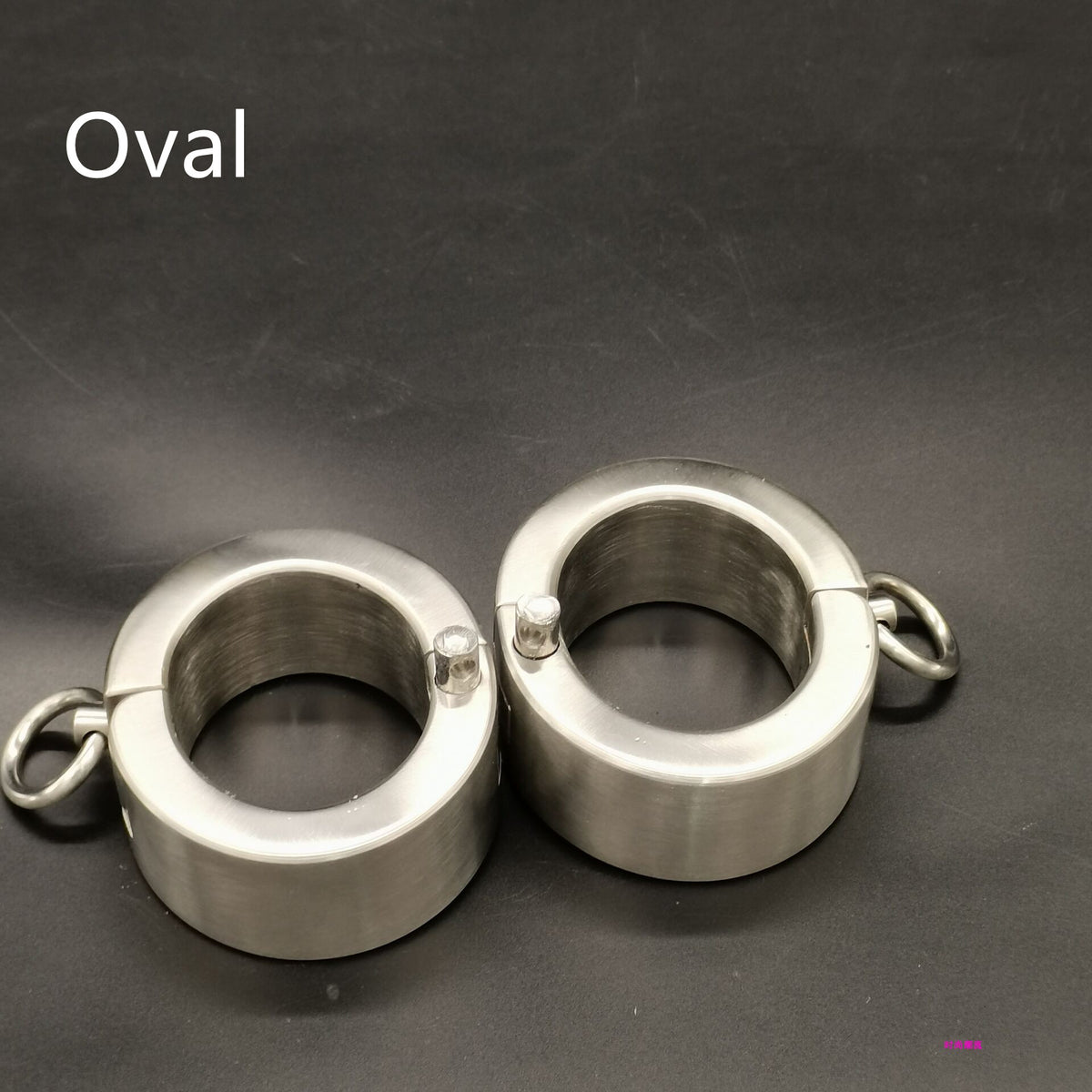 Unisex Stainless Steel Fashion Ankle Cuffs - Round & Oval Styles