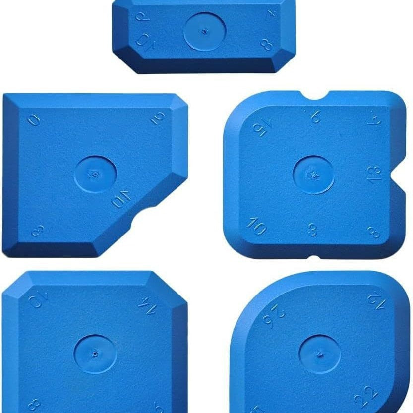 5-Piece Silicone Caulking Tool Set for Kitchen & Bathroom Sealing