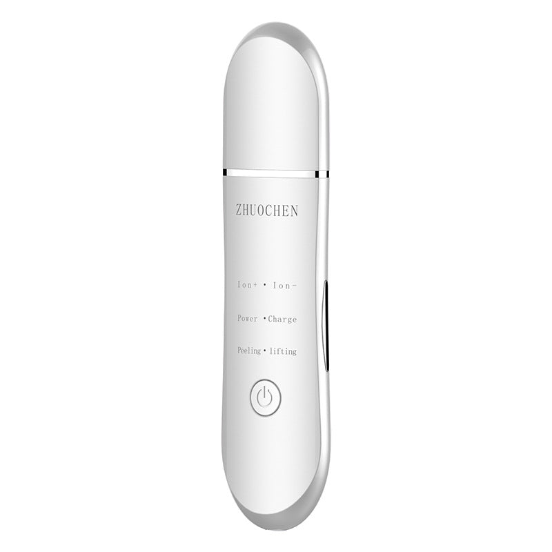 Ultrasonic Skin Cleansing Device for Blackhead & Pore Removal - White