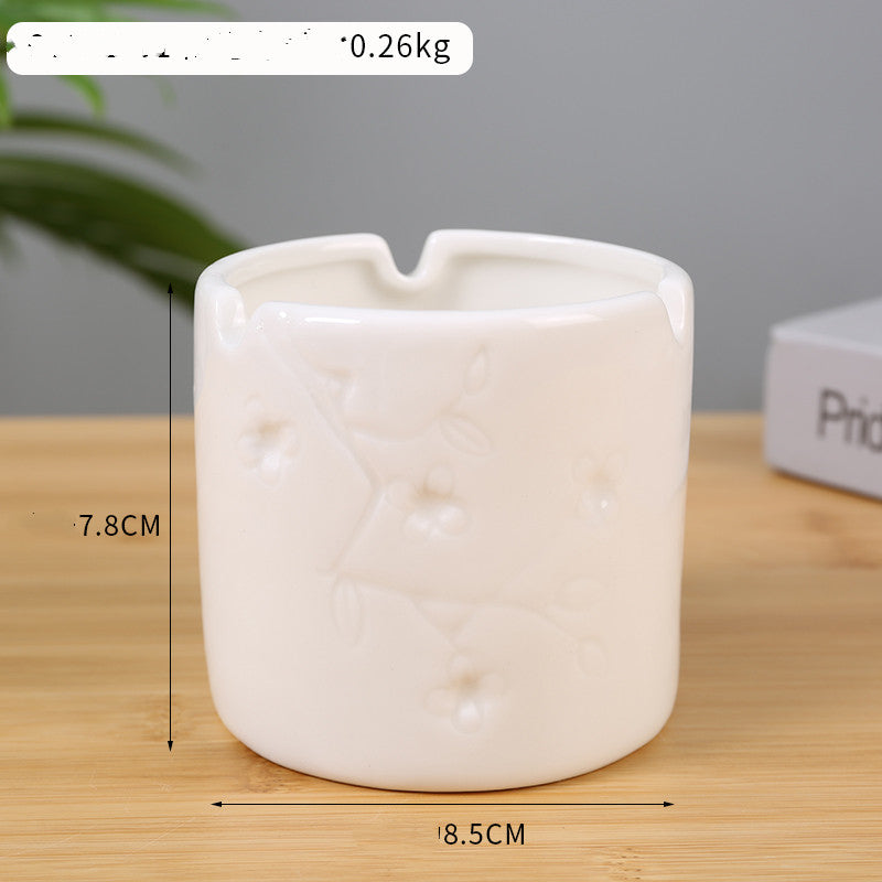 Modern Ceramic Ashtray - Simple Home & Garden Decor