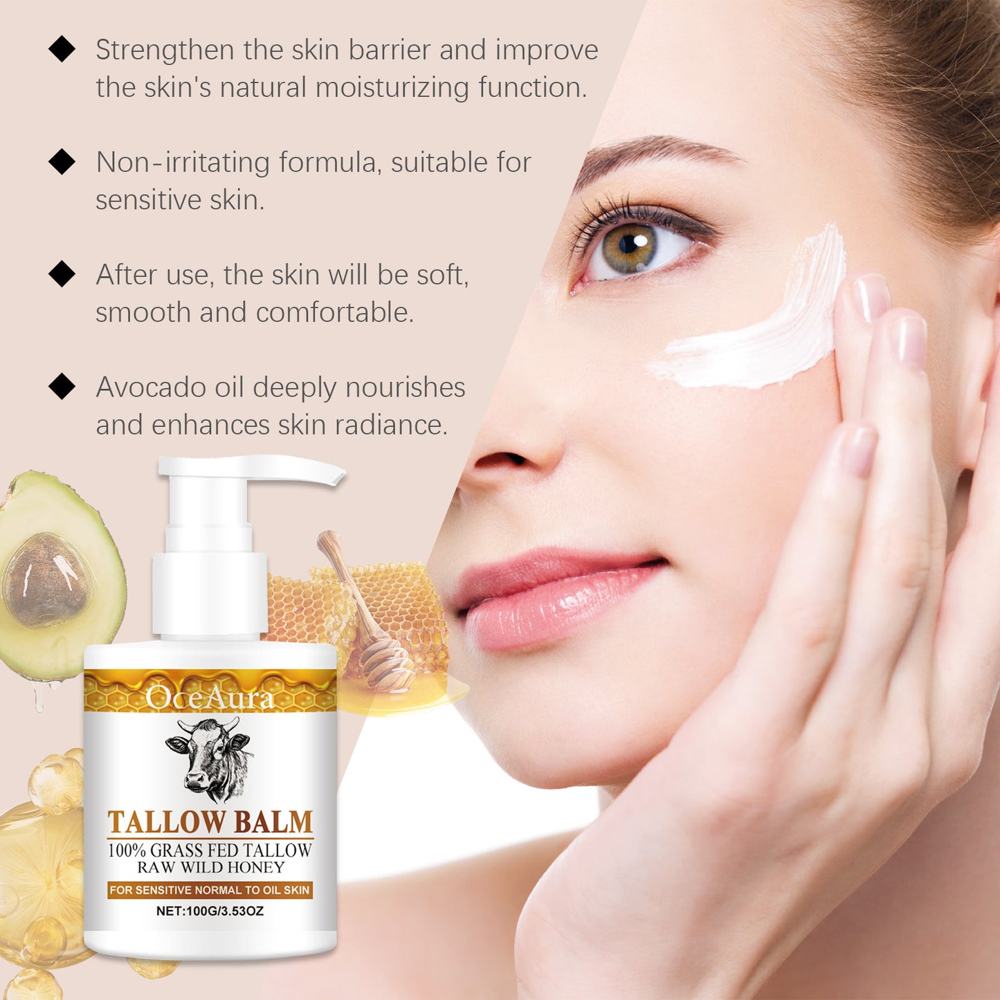 Honey Butter Body Moisturizer with Shea Butter & Avocado Oil