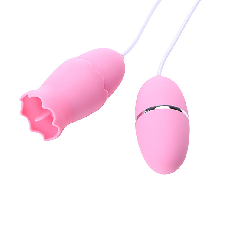 Women's Vibrating Masturbation Egg Pink Purple - Electric Female Wellness Device