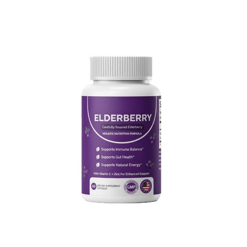 Elderberry Capsules - Natural Immune Support
