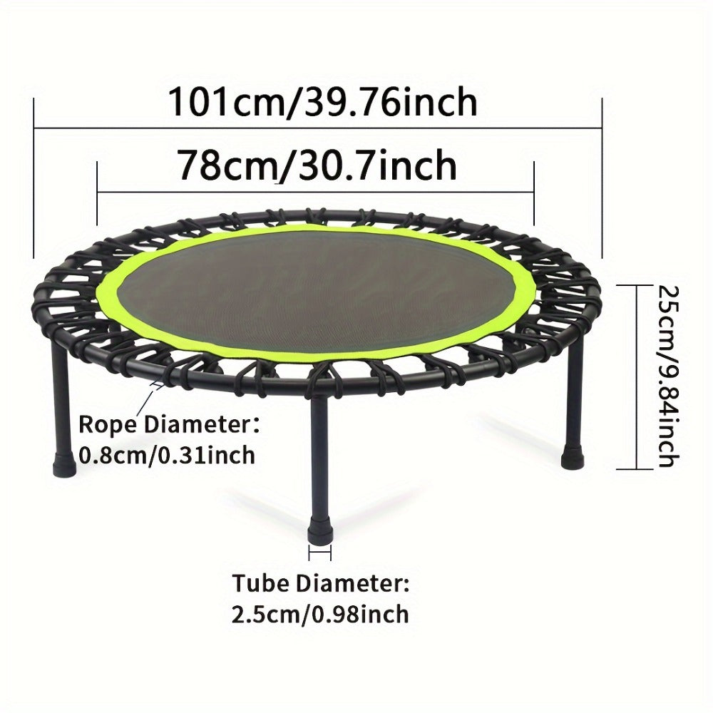 40-Inch Mini Fitness Trampoline - Stable & Fun Home Exercise