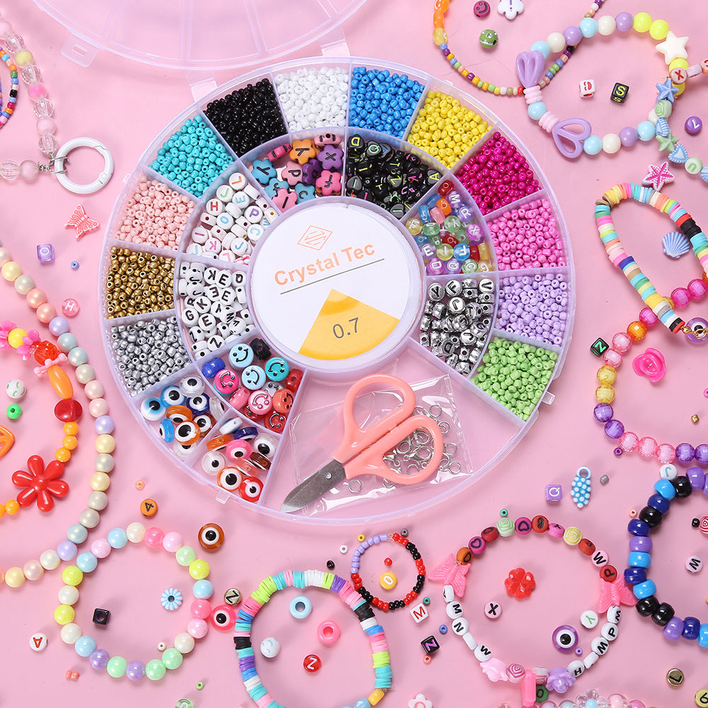 Educational Bead-Stringing Craft Kit for Kids - Handmade Art & Skills Development