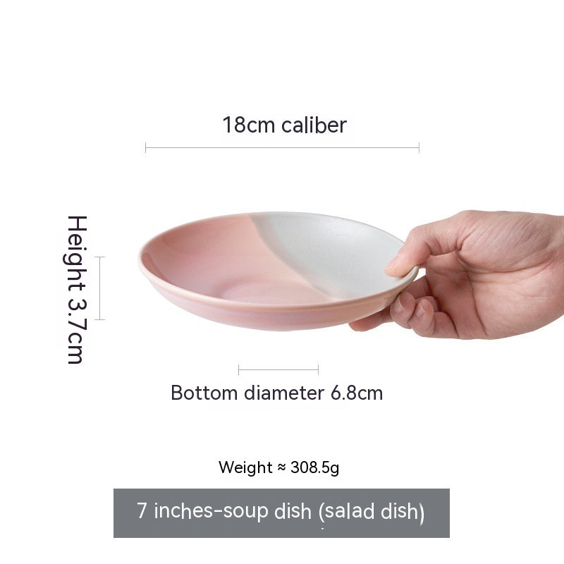 Flat Dish Set for Home Kitchen - Assorted Styles & Sizes
