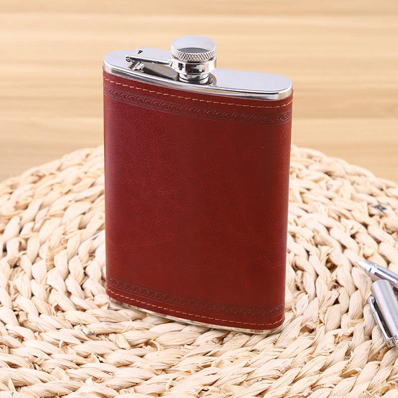 Stainless Steel Wine Bottle Carrier - Portable Outdoor Carry-On