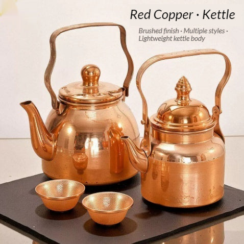 Ethnic-Style Copper Water Kettle for Tea and Tsampa - Portable Teapot