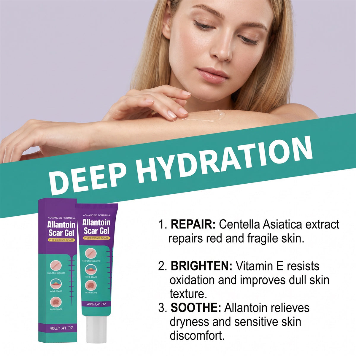 Centella Asiatica Radiance Gel - 40g