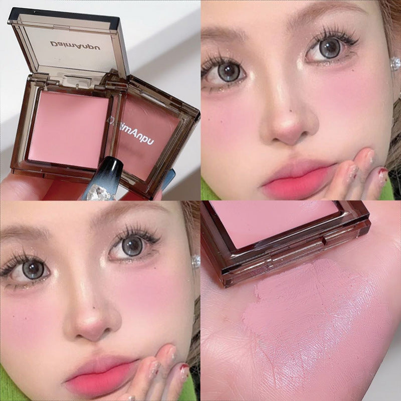 Monochrome Ice Night Box Blusher - Nude Color Makeup Set, Matte Finish