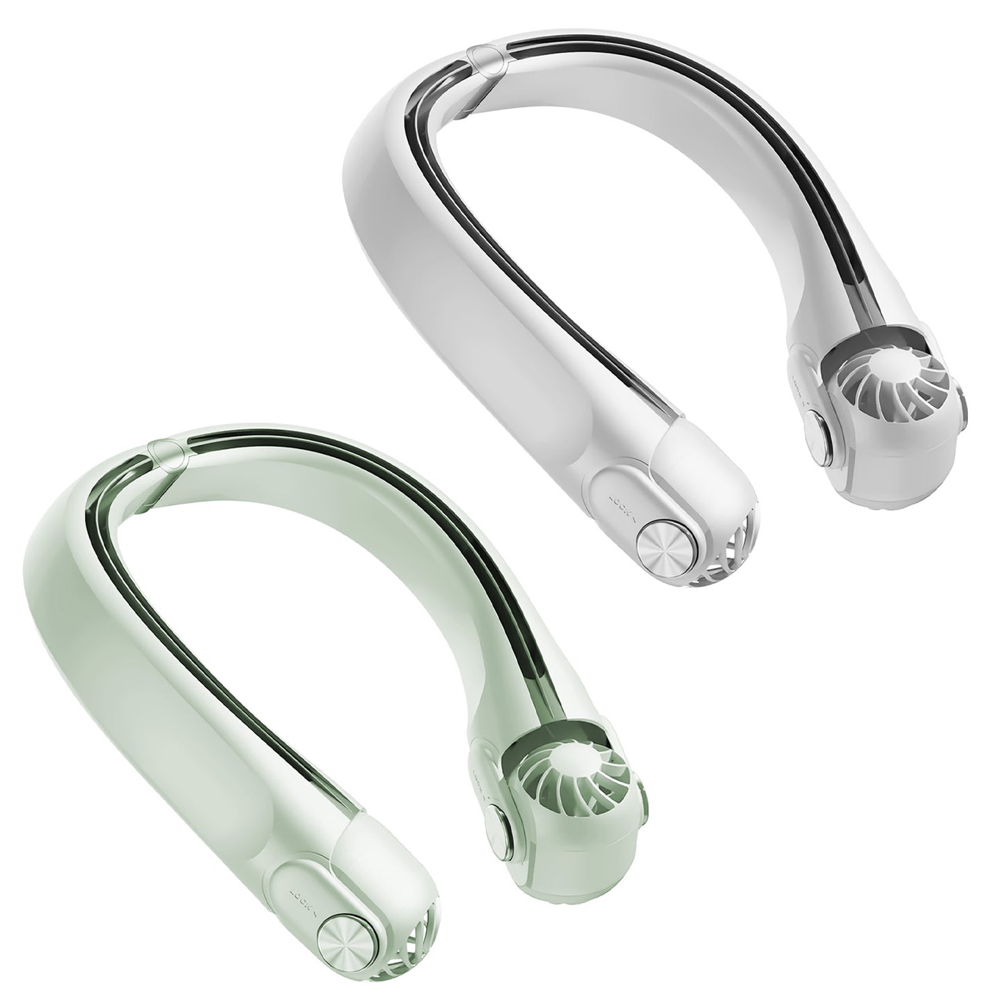 Portable Neck Hanging Fan - Hands-Free Cooling with 3 Speeds