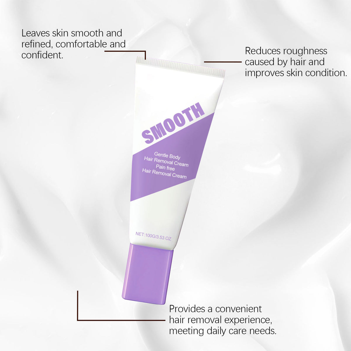 Hair Removal Cream for All Skin Types - 100g