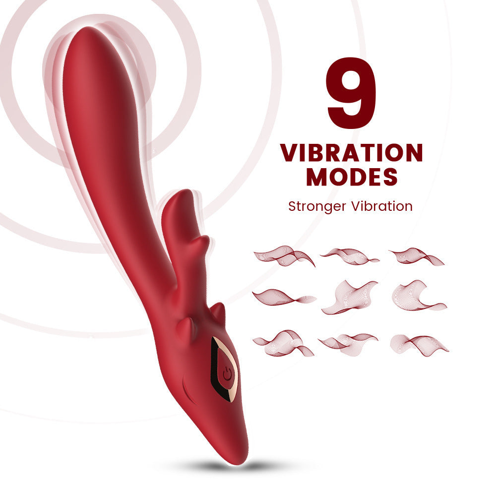 Deer Vibration Massage Toy - Flexible Silicone & ABS Relaxation Tool